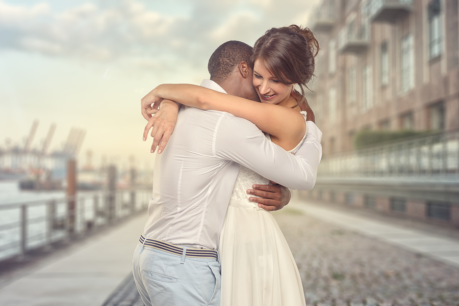 Happy Young Couple Share A Special Moment